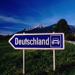 Sign Pointing the Way to Germany Sign Pointing the Way to Germany