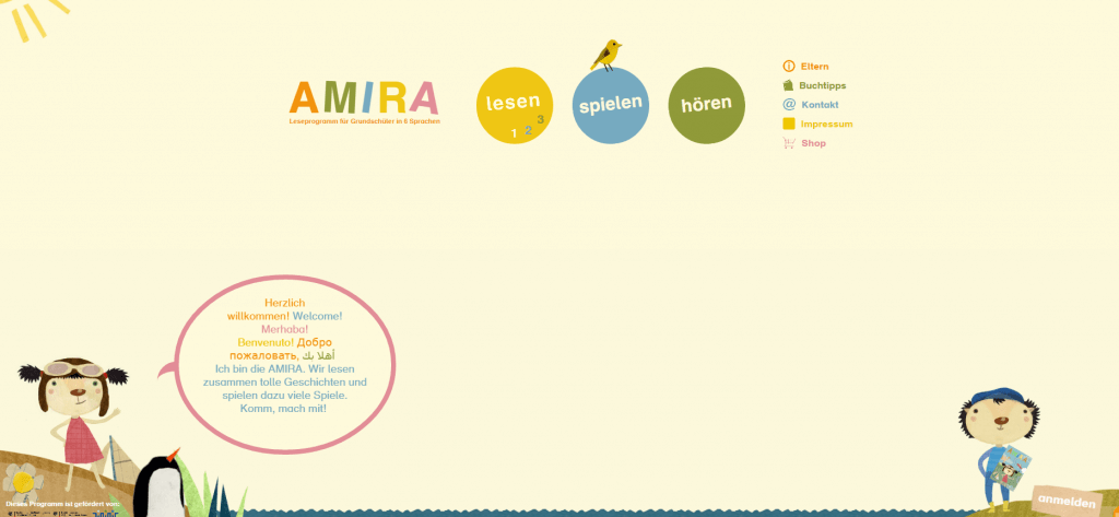 Improve your German with Amira
