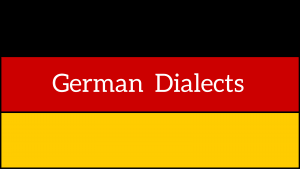 German dialects - a game