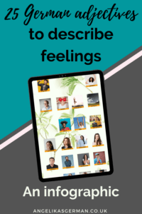 25 German adjectives to describe feelings